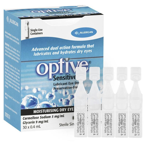 optive Sensitive lubricant eye drops